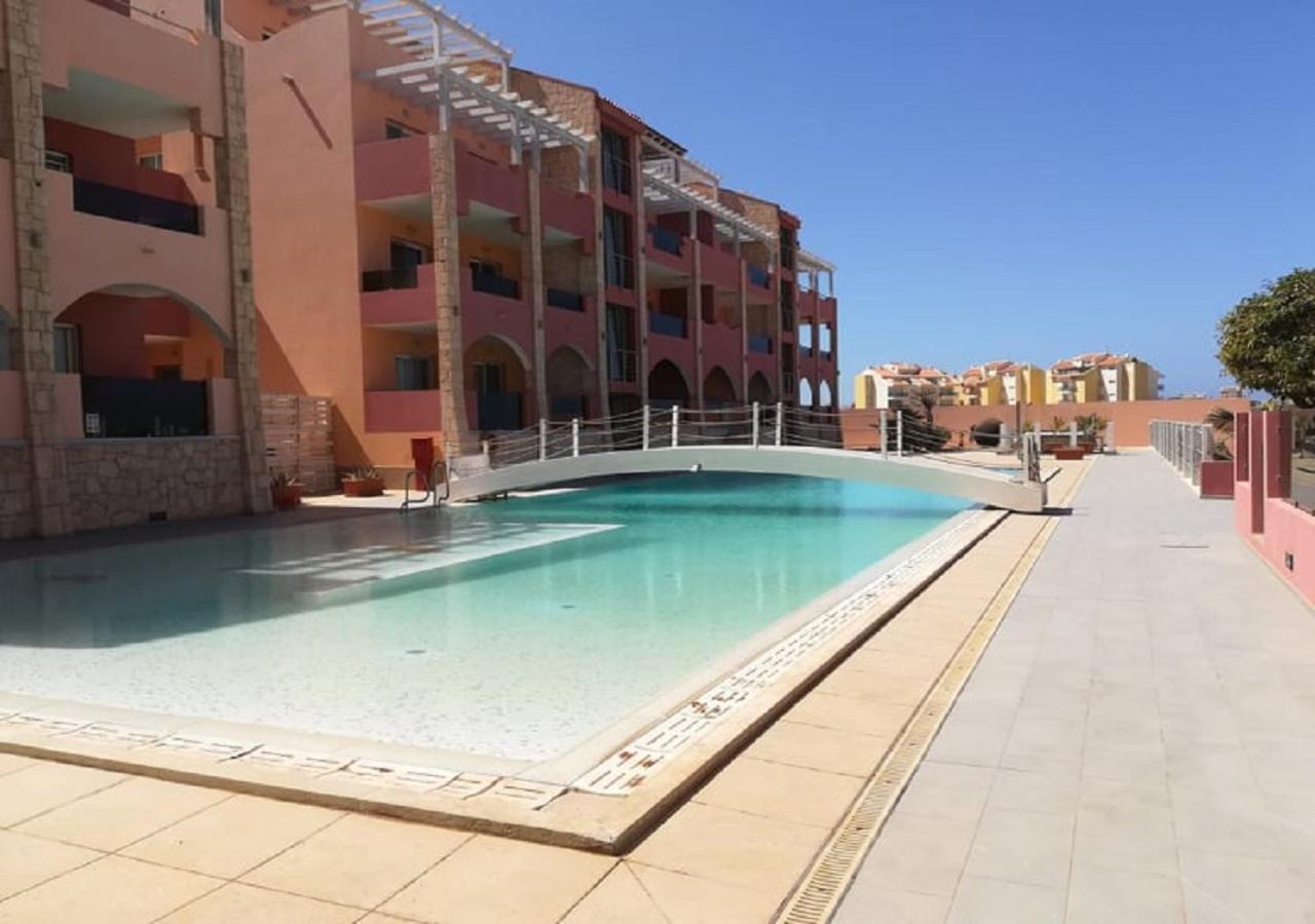 Residence Por Do Sol, Praia Cabral, Boa Vista, Cape Verde, Free Wi-Fi Sal Rei Exteriör bild